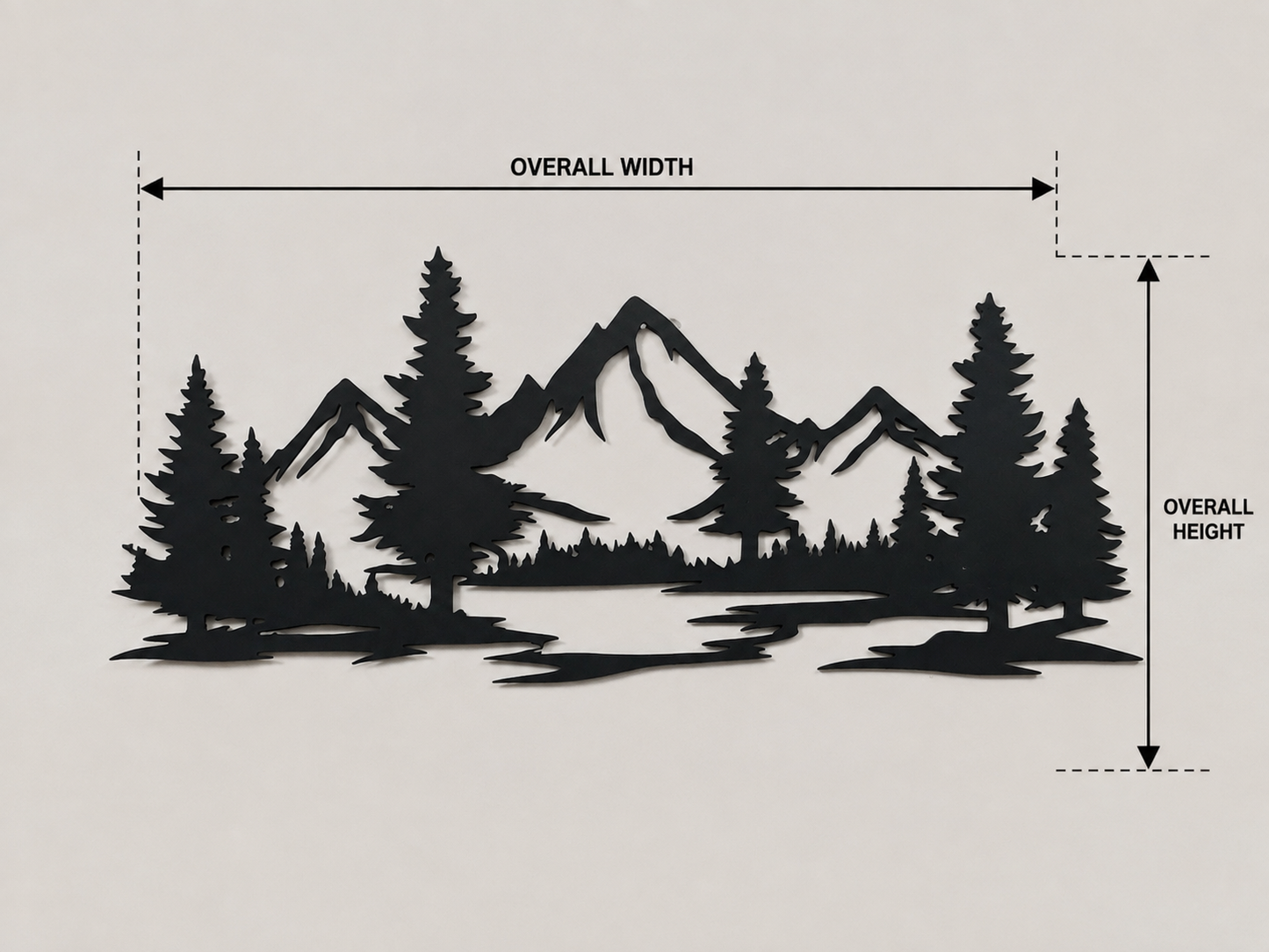 Mountain Wilderness Metal Wall Art