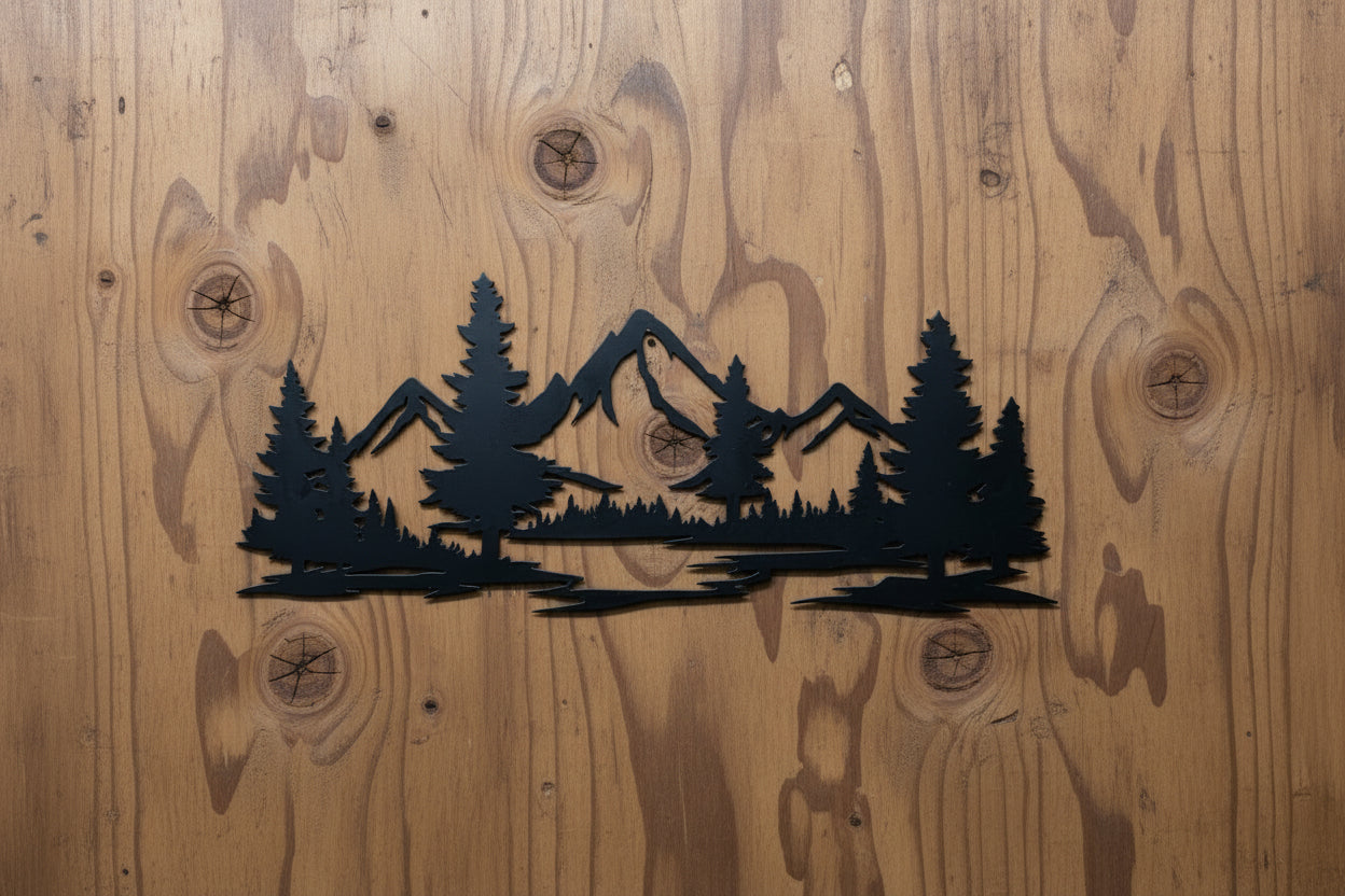Mountain Wilderness Metal Wall Art