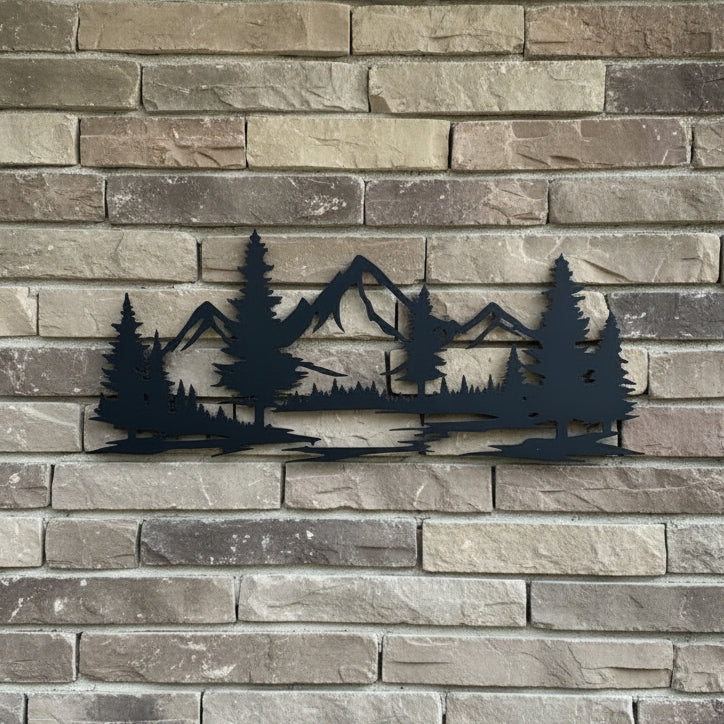 Mountain Wilderness Metal Wall Art